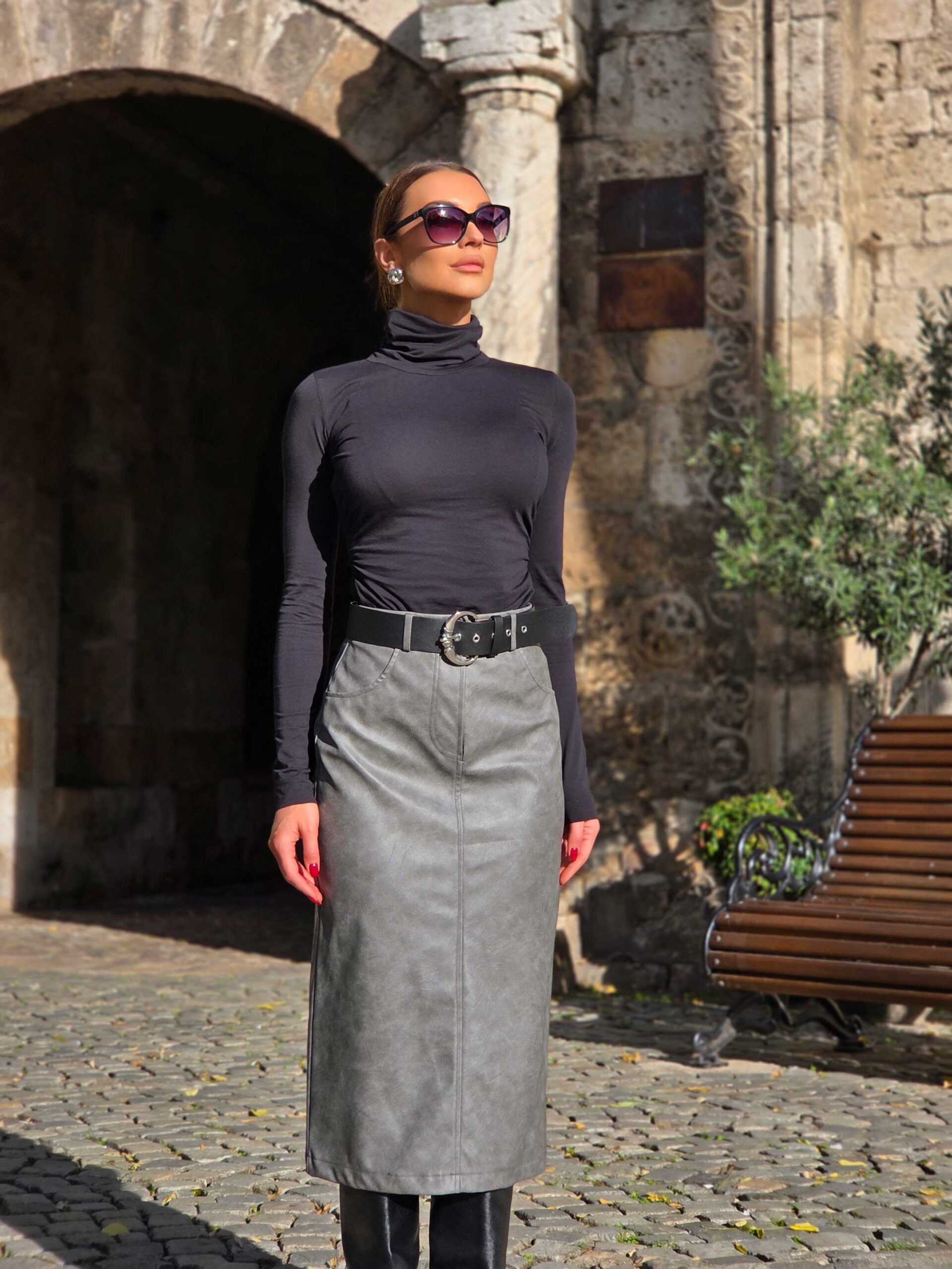 Suknja GREJ - Slika 2